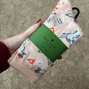 NWT Kate Spade 3pack Crew Socks